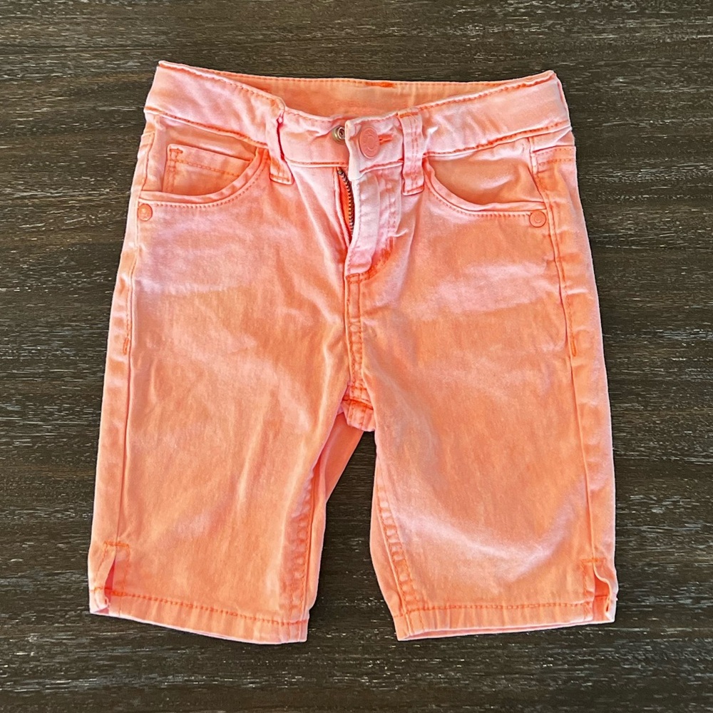 Celebrity Pink Girls Light orange/peach Denim Shorts 4